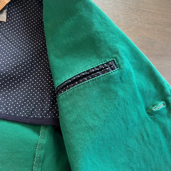 New Boys Mayoral Green Sport coat Blazer - Picture 7 of 8